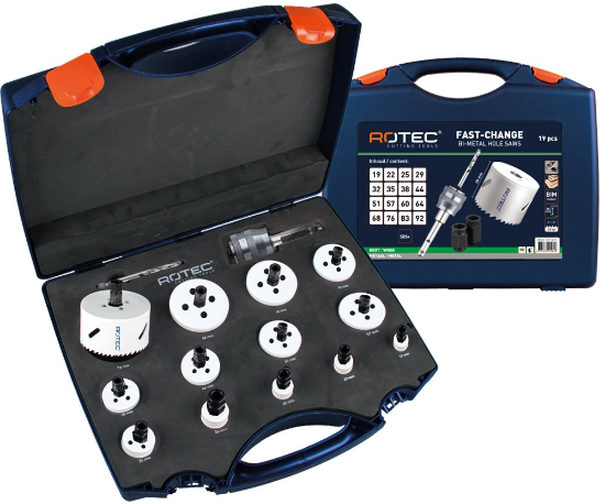 Afbeeldingen van ROTEC Gatzagenset FC 527 max SDS-Plus 19x 19-92MM
