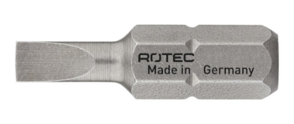 Afbeeldingen van ROTEC Schroefbit ¼" PRO sleuf 1,6X8,0MM L=25MM C6,3 BASIC 2x