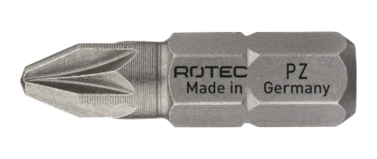 Afbeeldingen van ROTEC Schroefbit ¼" PRO PZ2 25MM C6,3 BASIC 2x