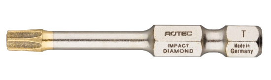 Afbeeldingen van ROTEC IMPACT bit T40 50MM E6,3 DIAMOND 5x