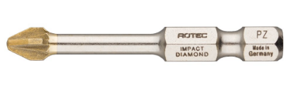 Afbeeldingen van ROTEC IMPACT bit PZ3 50MM E6,3 DIAMOND 5x
