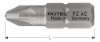 Afbeeldingen van ROTEC Schroefbit ¼" PRO PZ2 25 C6,3 RVS 2x