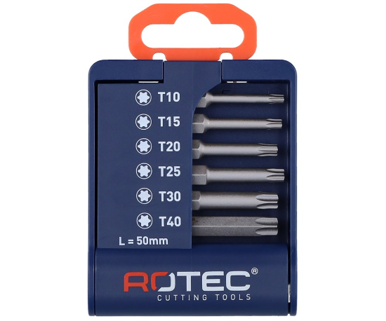 Afbeeldingen van Bitset 6-dlg 50mm TORX