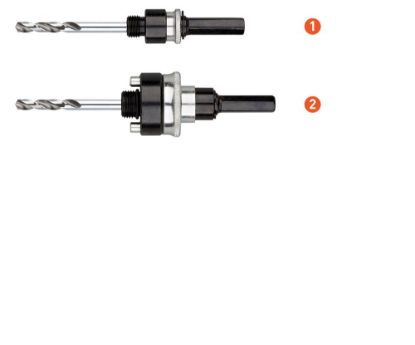 Afbeeldingen van ROTEC Adapter zeskant 9 Quick-Lock lang tbv gatzagen 32-210MM
