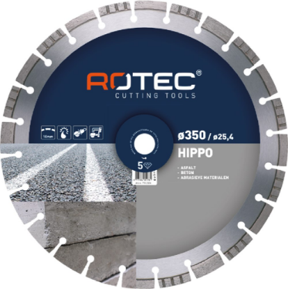 Afbeeldingen van ROTEC Diamantzaagblad SC-620 350X3,6X25,4MM