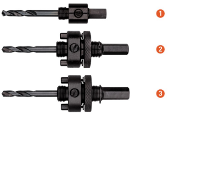Afbeeldingen van ROTEC Standaard adapter 6-kant 9,5 t.b.v. gatzagen 14-30MM