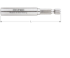 Afbeeldingen van ROTEC Bithouder RVS E6,3X74MM magnetisch met C-ring 10x