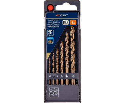 Afbeeldingen van ROTEC Metaalborenset 116 DIN338 TOP-X 6-delig 2-8MM