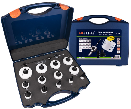 Afbeeldingen van ROTEC Gatzagenset QC 533 allround zeskant 11 16x 19-76MM