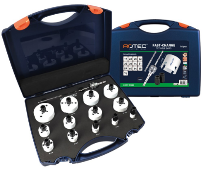 Afbeeldingen van ROTEC Gatzagenset FC 528 allround SDS-Plus 16x 19-76MM