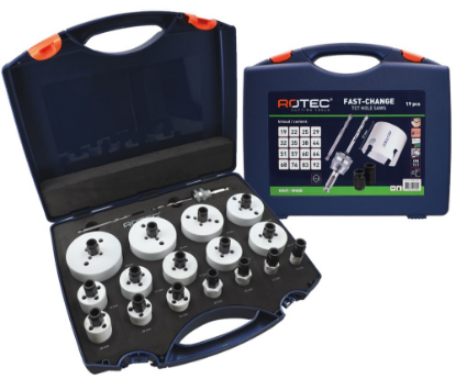 Afbeeldingen van ROTEC Gatzagenset FC 528 max 6-kant 11MM 19x 19-92MM