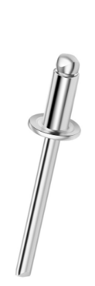 Afbeeldingen van Popnagel Q-standard open ALU/staal bolkop 6,0X22MM klembereik 12,0-16,0MM