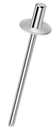 Afbeeldingen van Popnagel Q-Sealed staal/staal platkop 3,2X6,0X10MM klembereik 0,5-1,5MM