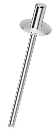 Afbeeldingen van Popnagel Q-Sealed staal/staal platkop 3,2X6,0X10MM klembereik 0,5-1,5MM