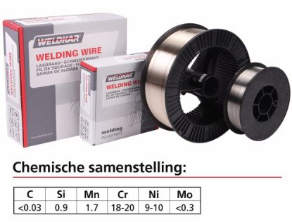 Afbeeldingen van MIG Lasdraad WK RVS 308 LSI 0,8MM D-200