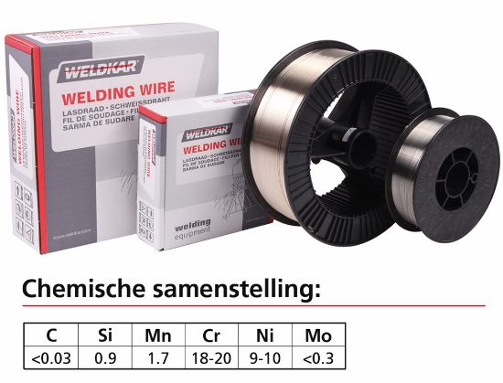 Afbeeldingen van MIG Lasdraad WK RVS 308 LSI 1MM D-200