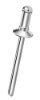Afbeeldingen van Popnagel Q-Multigrip ALU/staal verzonkenkop 4,0X12MM klembereik 2,8-7,9MM