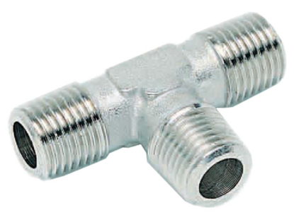 Afbeeldingen van T-draadfitting R½" buitendraad/buitendraad/buitendraad