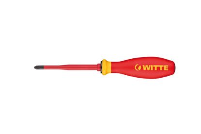 Afbeeldingen van WITTE Schroevendraaier PRO VDE SLIM PZ1X80MM