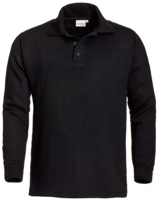 Afbeeldingen van SANTINO Polosweater Rick zwart 3XL
