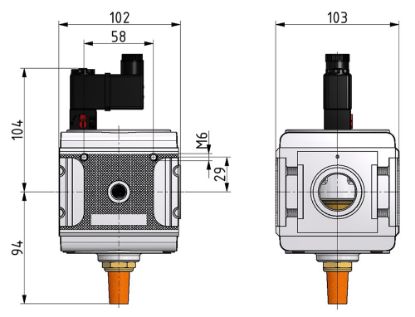 Afbeeldingen van 3/2 Elektrische hoofdafsluiter G1" 10bar 230V
