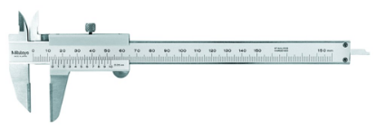 Afbeeldingen van Schuifmaat kras 150MM met ronde dieptemaat