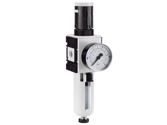 Afbeeldingen van Drukregelaar G¾" 5µ 8bar met manometer 63MM