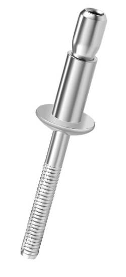 Afbeeldingen van Popnagel Q-P-Power RVS A2/RVS A2 bolkop 4,8X10,0MM klembereik 1,6-6,4MM