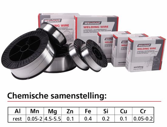 Afbeeldingen van MIG Lasdraad WK ALMG-5 1MM D-200