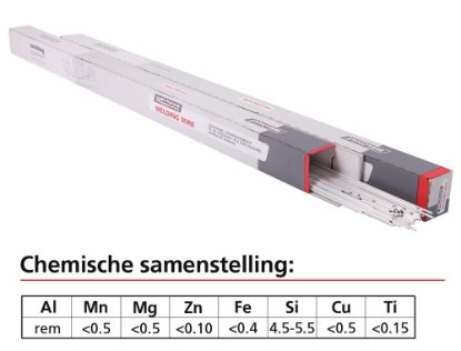 Afbeeldingen van Lasstaaf WK Alutig ALSI-5 2,4MM