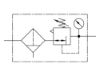 Afbeeldingen van Drukregelaar G¾" 5µ 10bar met mano 63MM BG4