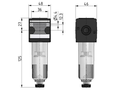 Afbeeldingen van Filter G⅜"" 5µ BG1 H.AUTO.DRAIN
