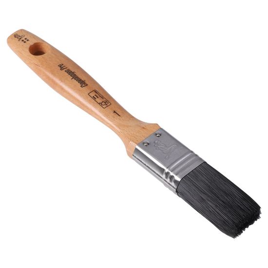 Afbeeldingen van COPENHAGEN PRO Platte kwast 4* KREX synthetisch haar met FSC houten steel 1