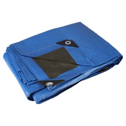 Afbeeldingen van COPENHAGEN PRO Dekzeil middel blauw/groen 4X6M