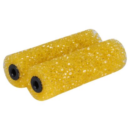 Afbeeldingen van COPENHAGEN PRO Structuur muurverfroller 4* 10MM schuim 10CM medium 2x