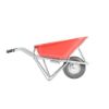 Afbeeldingen van MATADOR Elektrische kruiwagen PROFI-MAX E-Barrow aluminium HDPE bak rood 90L lekvrije band