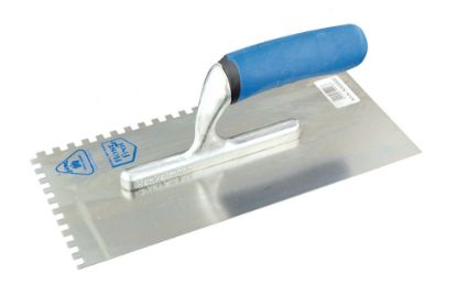 Afbeeldingen van JUNG Plakspaan RVS softgrip 280X130MM 4X4MM vertand