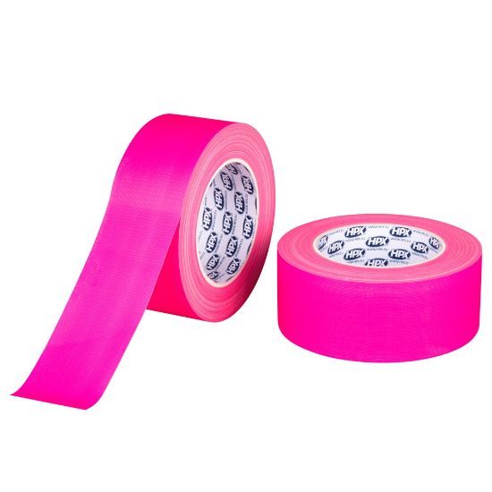 Afbeeldingen van Gaffer tape fluor rose 50MM 25M