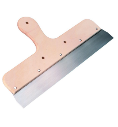 Afbeeldingen van MELKMEISJE Spackmes RVS houten greep 600MM