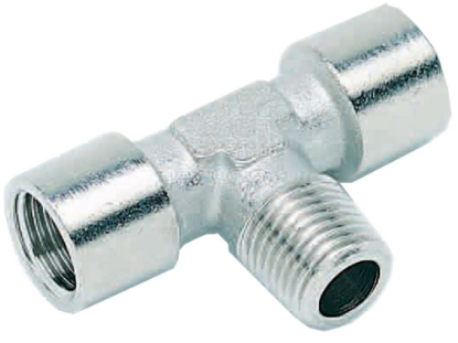 Afbeeldingen van T-draadfitting ½" binnendraad/buitendraad/binnendraad