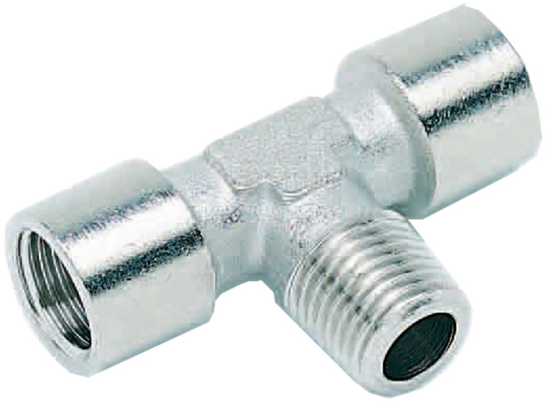Afbeeldingen van T-draadfitting 1" binnendraad/buitendraad/binnendraad