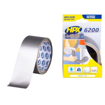 Afbeeldingen van Pantsertape zilver 48MM 5M