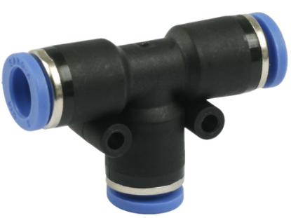Afbeeldingen van T-push-in fitting 4MM