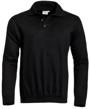 Afbeeldingen van SANTINO Polosweater Robin zwart 4XL