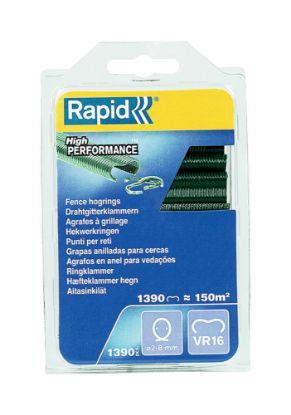 Afbeeldingen van Hekwerk hogring VR16 groen gecoat 1390x