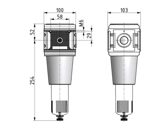 Afbeeldingen van Filter G1 8µ BG5 H.AUTO.DRAIN