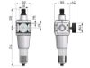 Afbeeldingen van Drukregelaar G1 8µ 10bar met mano 63MM BG5