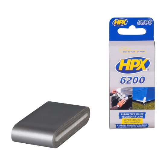 Afbeeldingen van Pantsertape zilver 48MM 5M pocket