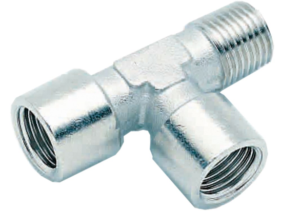 Afbeeldingen van T-draadfitting 1" binnendraad/binnendraad/buitendraad