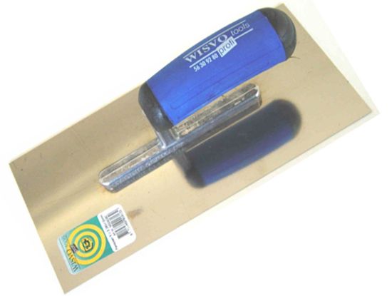 Afbeeldingen van Plakspaan RVS softgrip 280MM